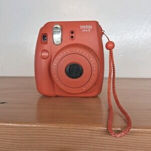 Fujifilm Instax Mini 8 Instant Film Camera  Red Tested And Working